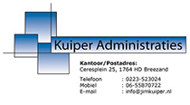 Logo van Kuiper Administraties B.V.